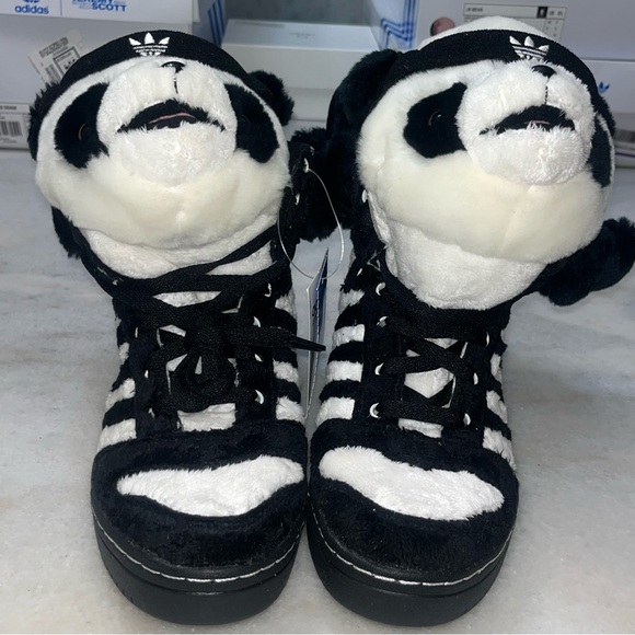 JS Panda Bear Jeremy Scott X Adidas Originals Men’s 8.5 - Picture 8 of 14